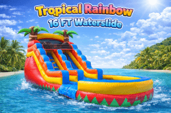 16' Tropical Rainbow Slide (Wet or Dry)