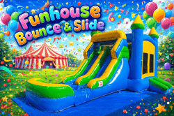 FUN HOUSE Bounce & Slide COMBO (WET & DRY)