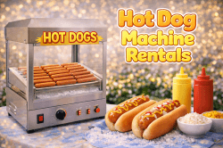 HOT DOG MACHINE RENTAL  (Hot DOGS ARE NOT INCLUDED)