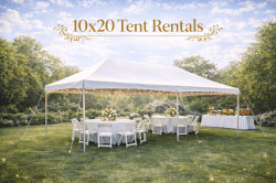10X20 FRAME TENT RENTAL (TENT ONLY)