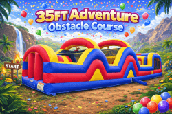 Aventure Obstacle Course Rental 35'