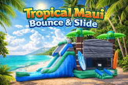 Tropica Maui Bounce & Slide Combo Rental (Wet & Dry)