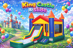 King Castle Bounce & Slide Combo (Wet & Dry)