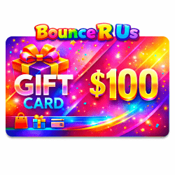 $100 Bounce R Us Gift Card - Give the Gift of Fun!
